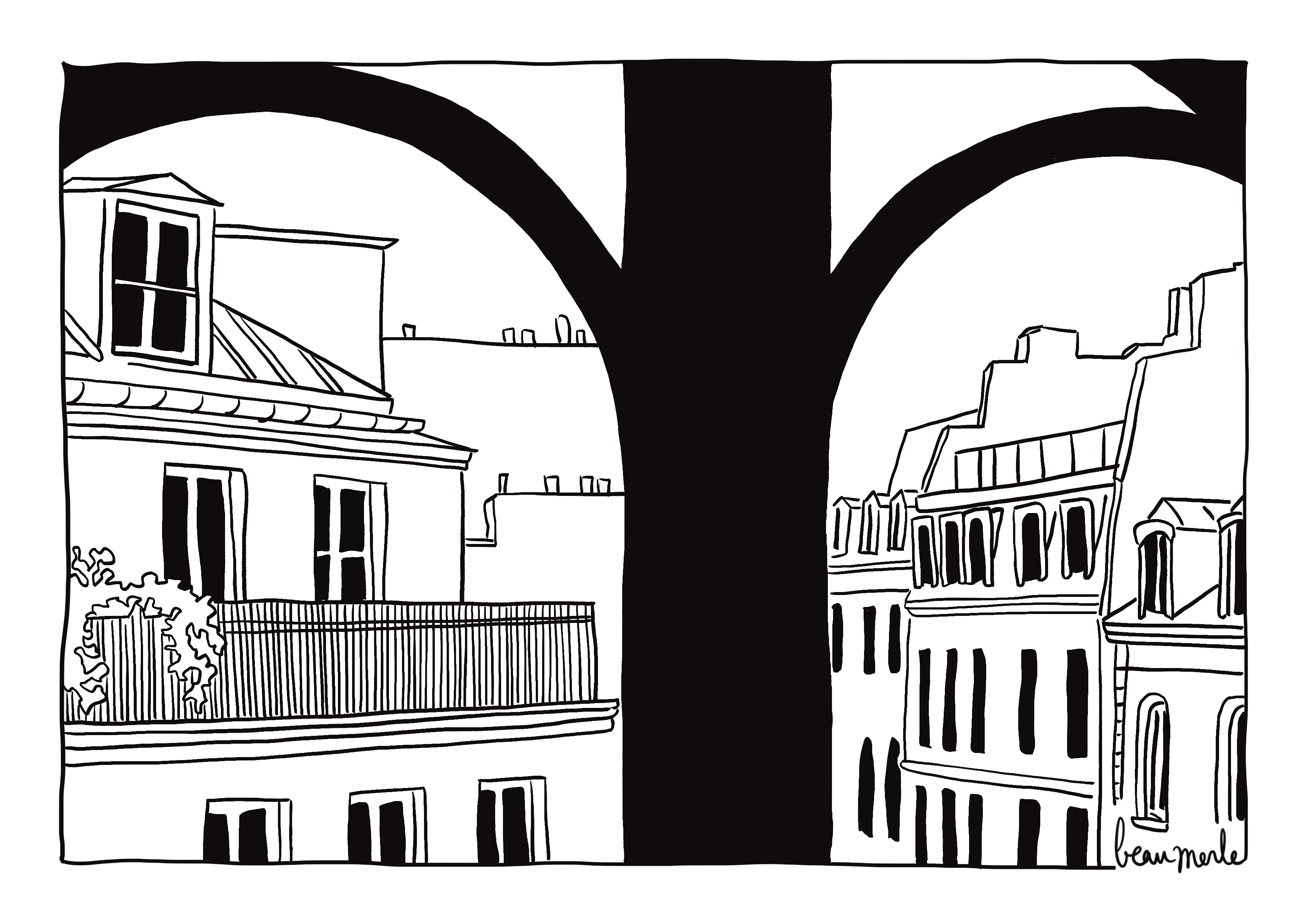 atelier beau merle, ariane beau merle, architecture, architecte, lorient, extention, erp, logement, restaurant, boutique, magasin, bretagne, made in france, paris, loft, dessin